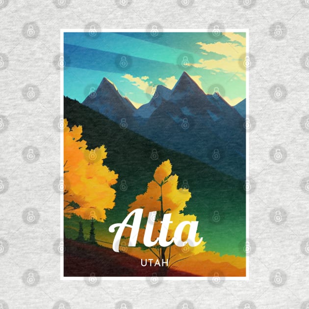 Alta Utah United States ski by UbunTo